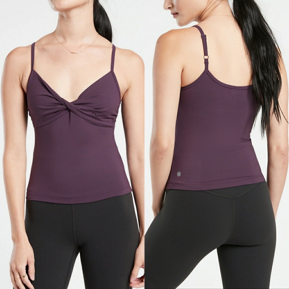 NEW Athleta powervita twist cami XXS athletic wear